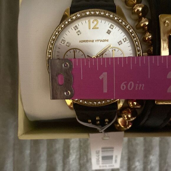 Adrienne Vittadini Women's  Watch & Bracelet Set - Picture 4 of 4